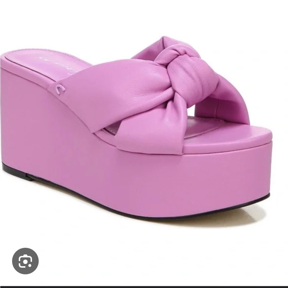 Women's Pink Platform Wedge Sandals